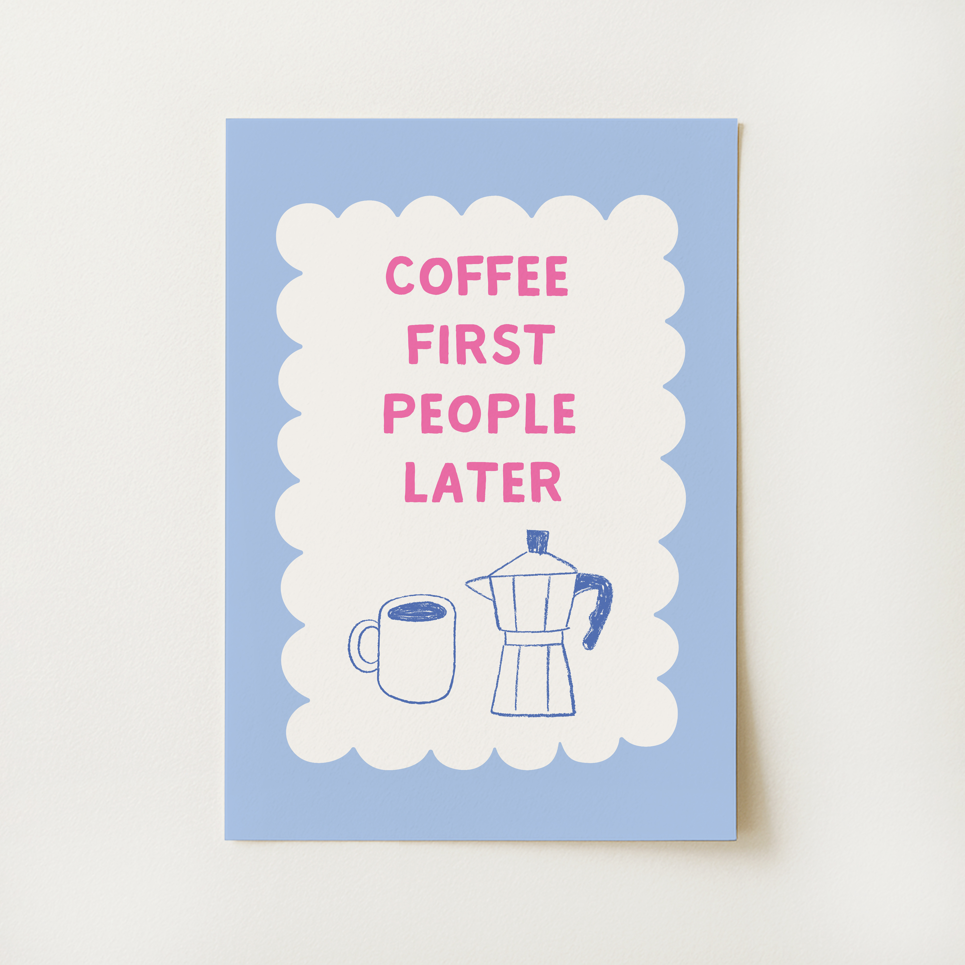 Funny Coffee Print