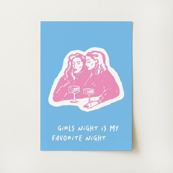 Girls Night Print