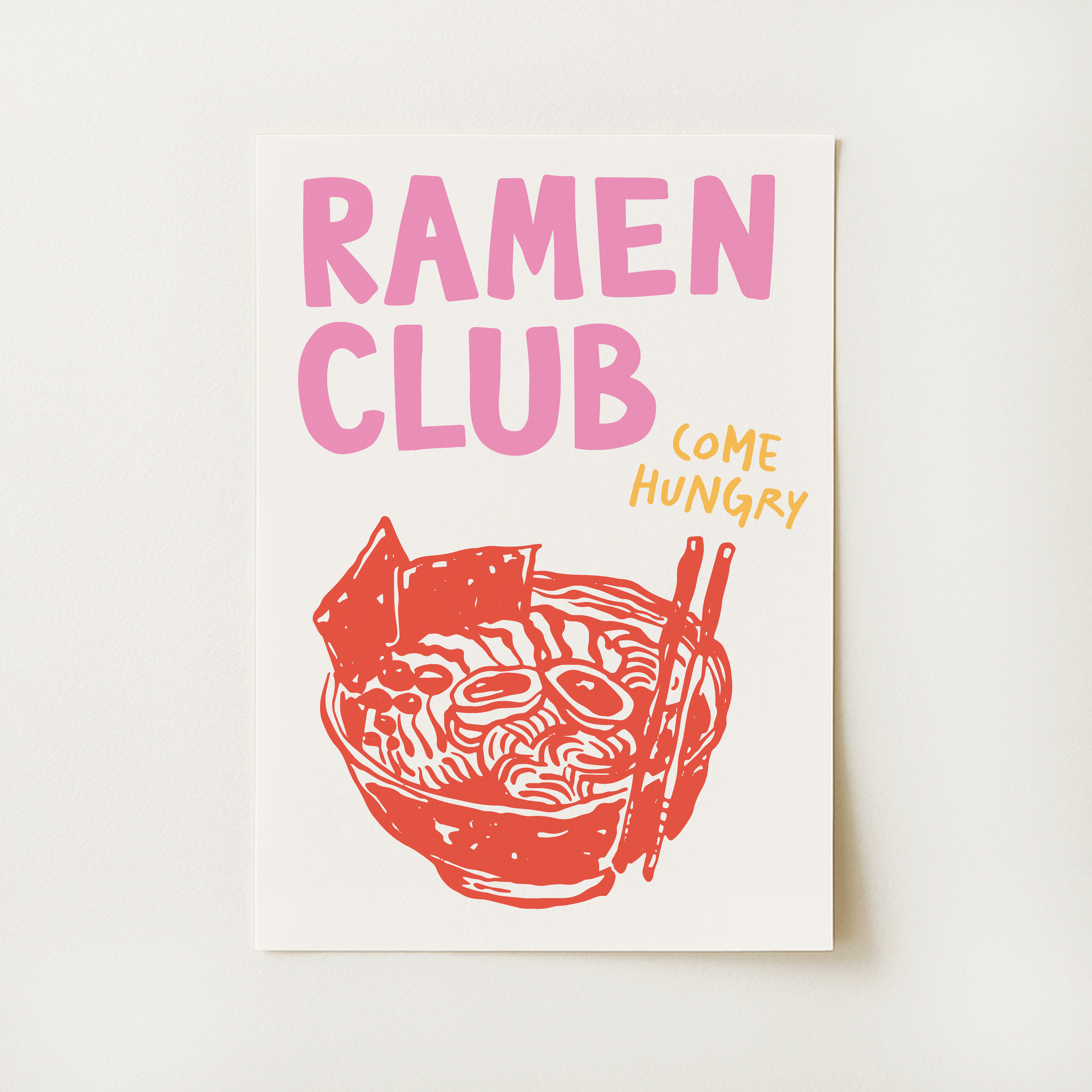 Ramen Club Print