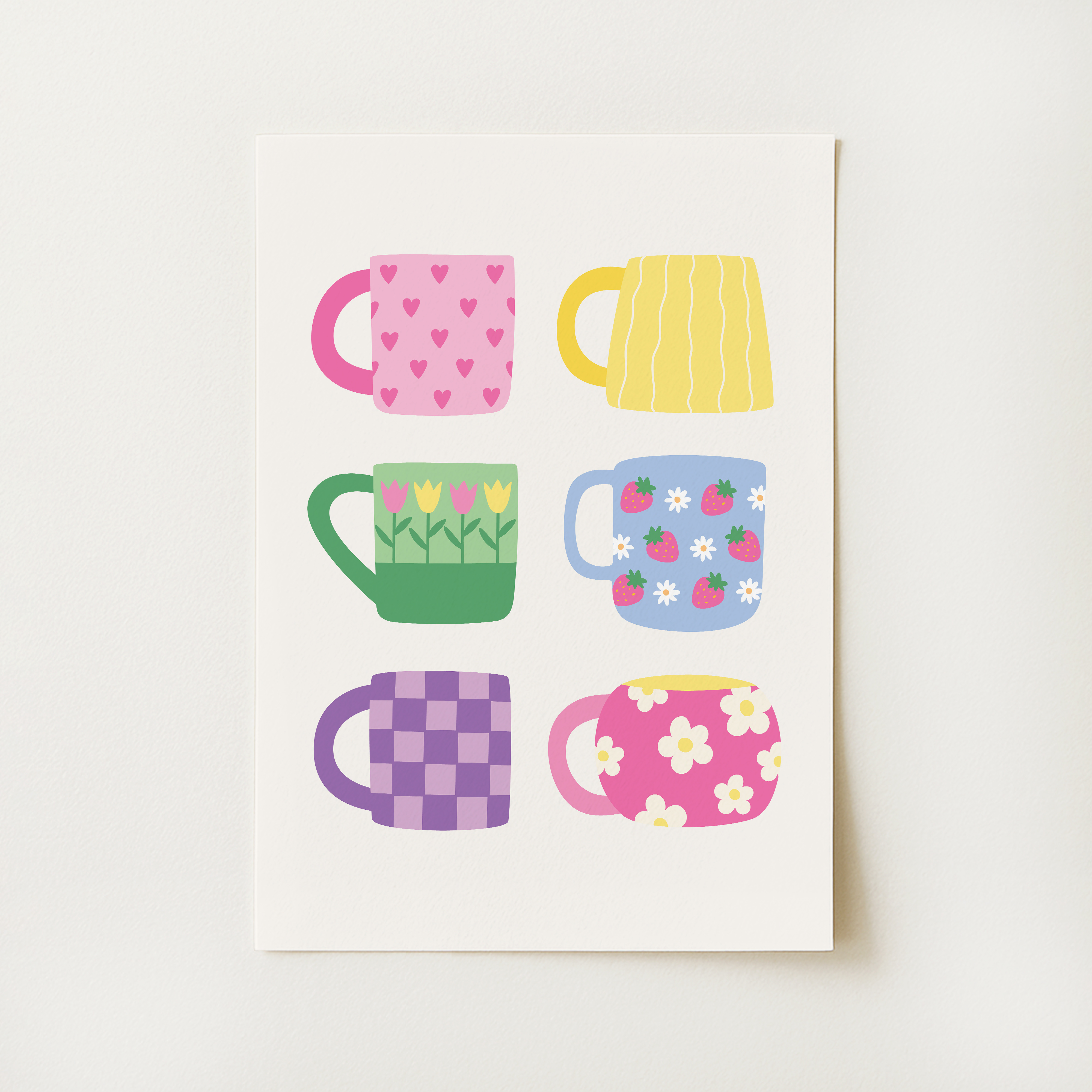 Coffee Mugs Print