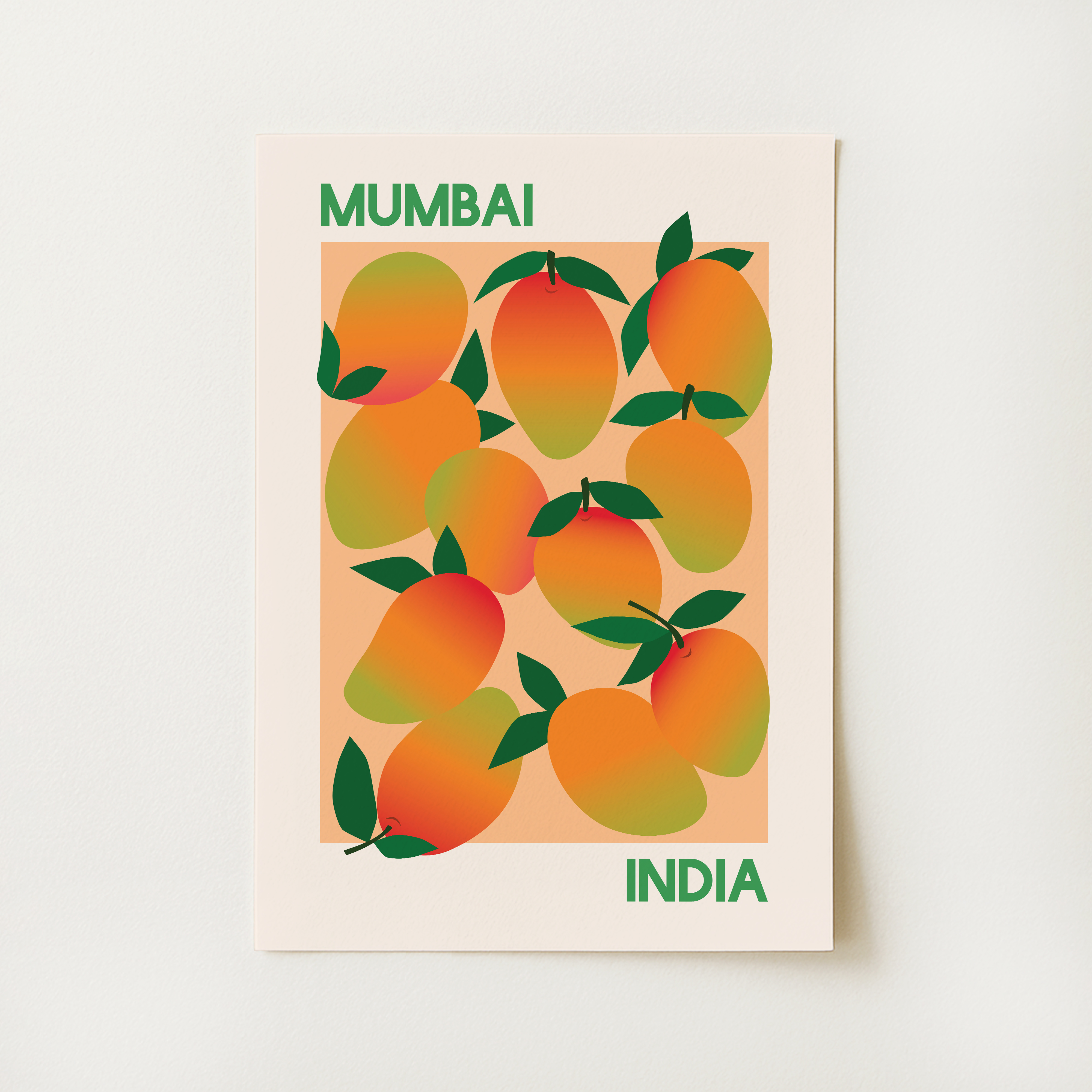 Mango Mumbai India Print