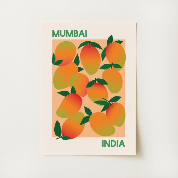 Mango Mumbai India Print