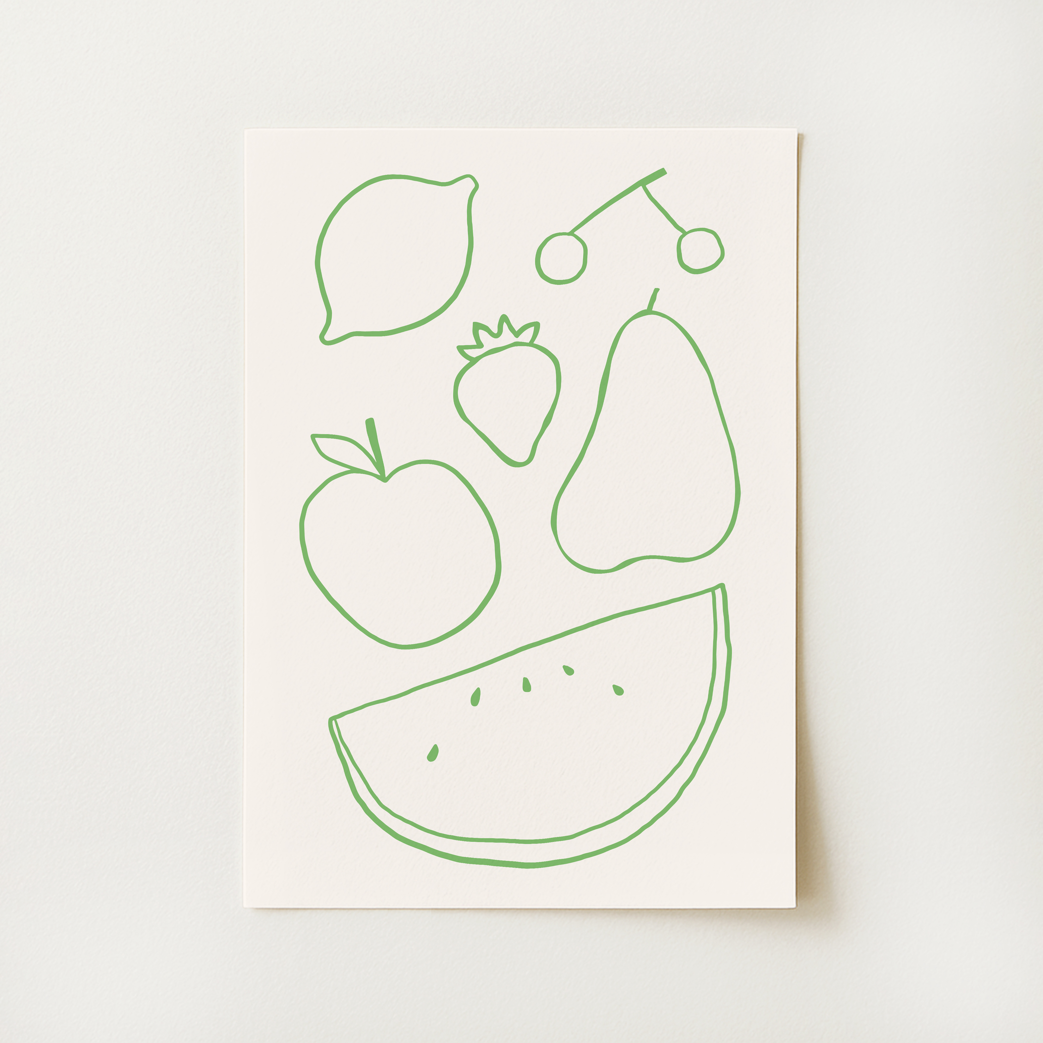Fruit Line Print