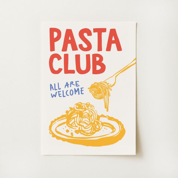 Pasta Club Print