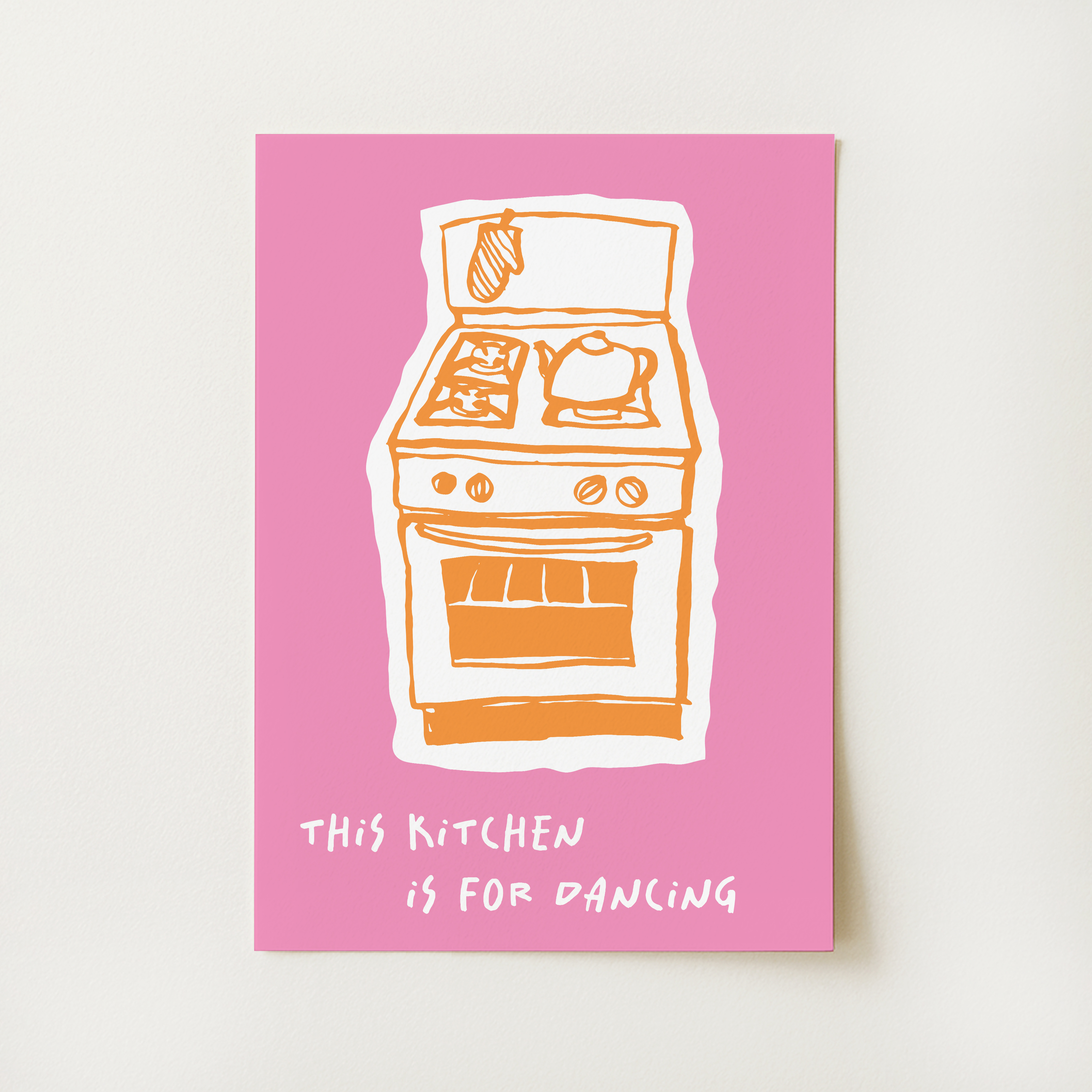 This Kitchen is for Dancing Print
