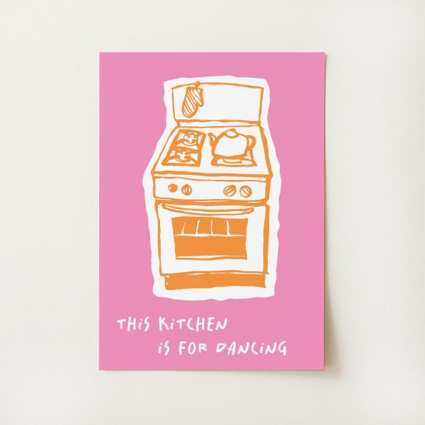 This Kitchen is for Dancing Print