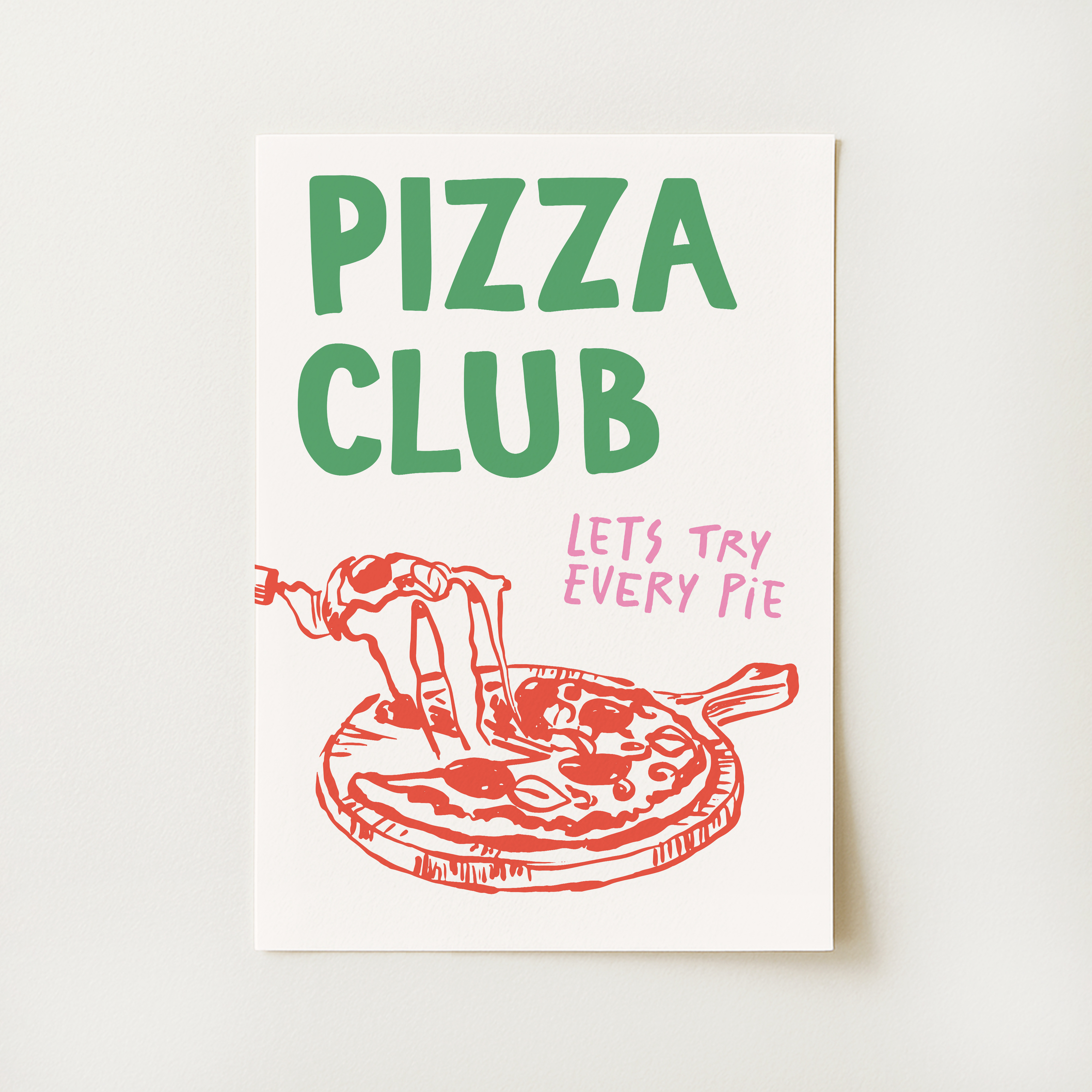 Pizza Club Print