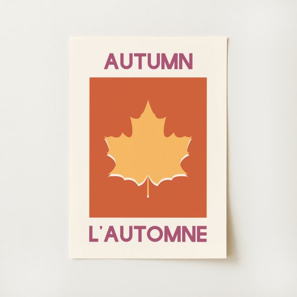 Autumn Leaf Print