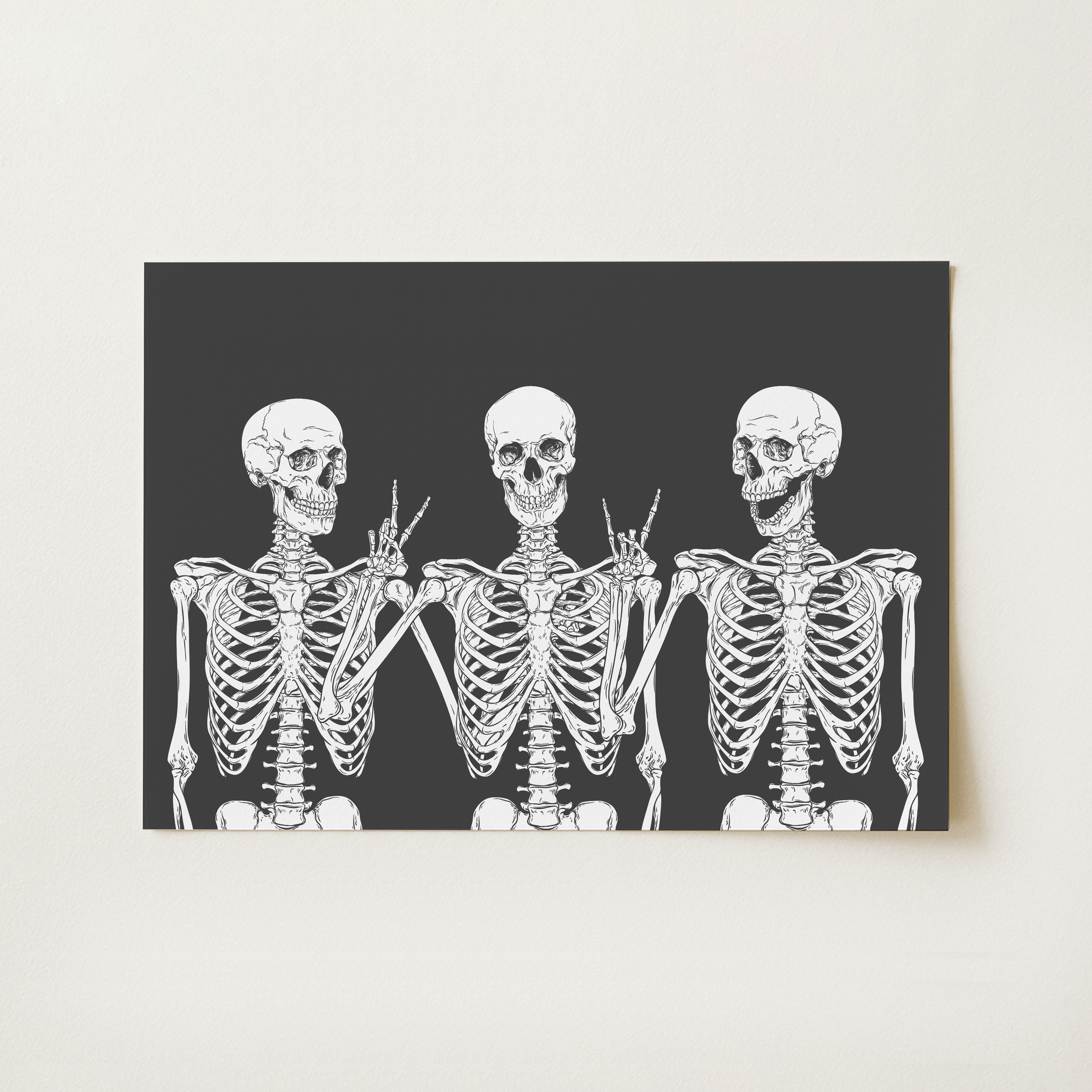 Skeletons Print