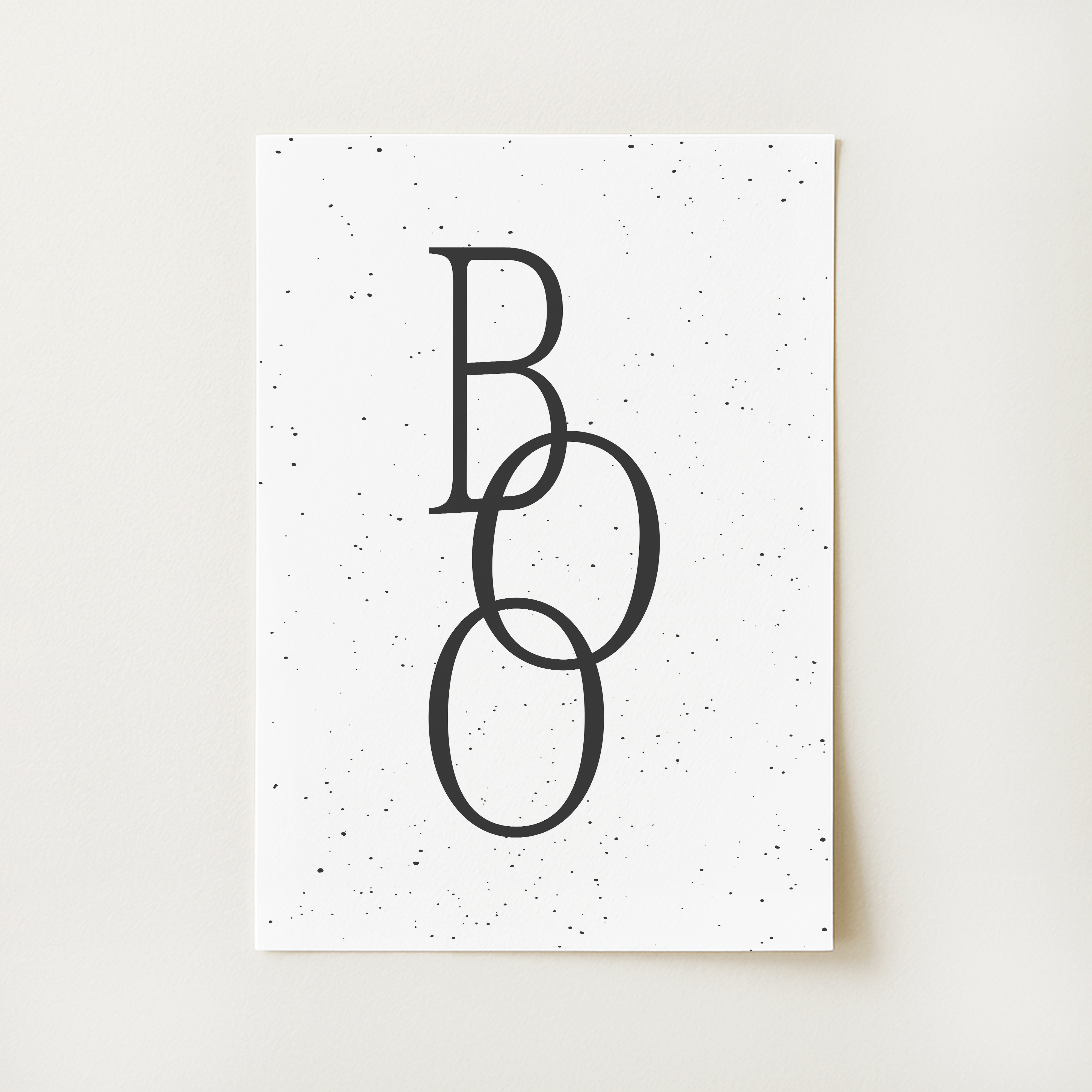 Boo Print