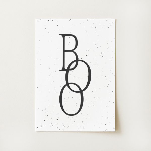 Boo Print