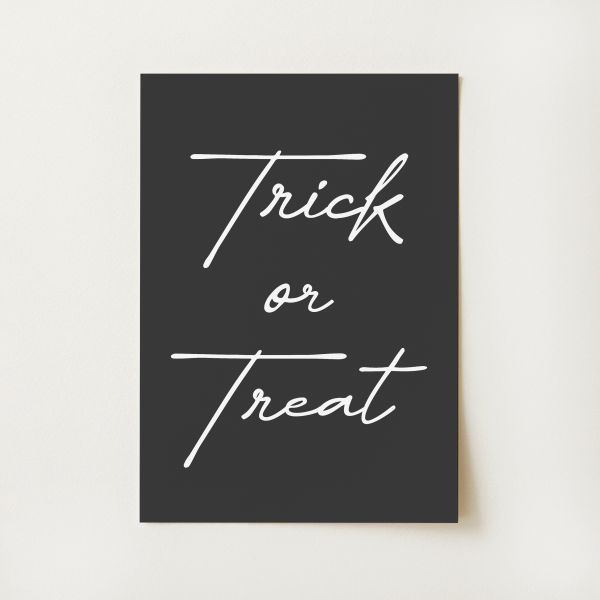 Trick or Treat Print