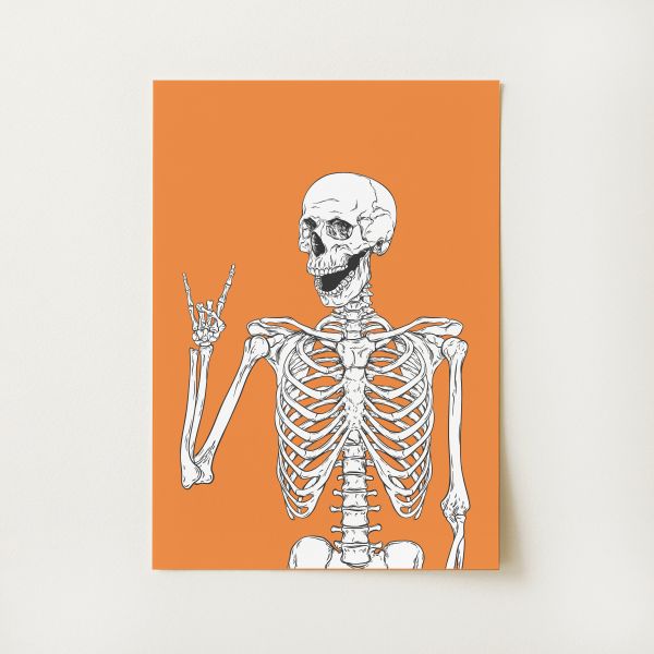 Skeleton Print