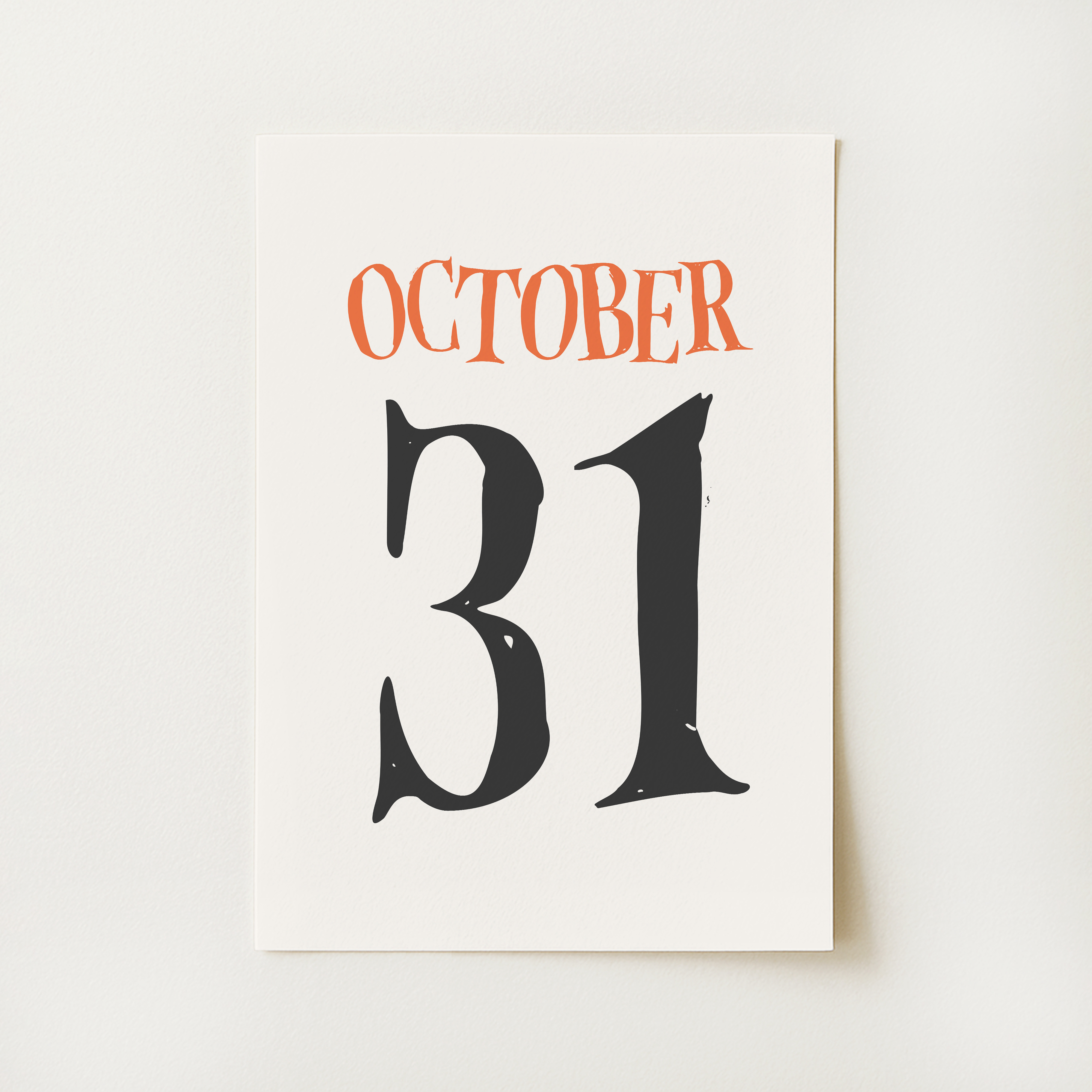October 31 Print