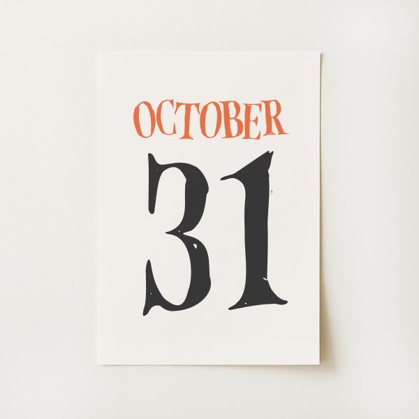 October 31 Print