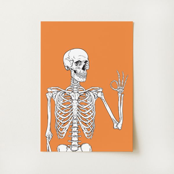 Skeleton Print