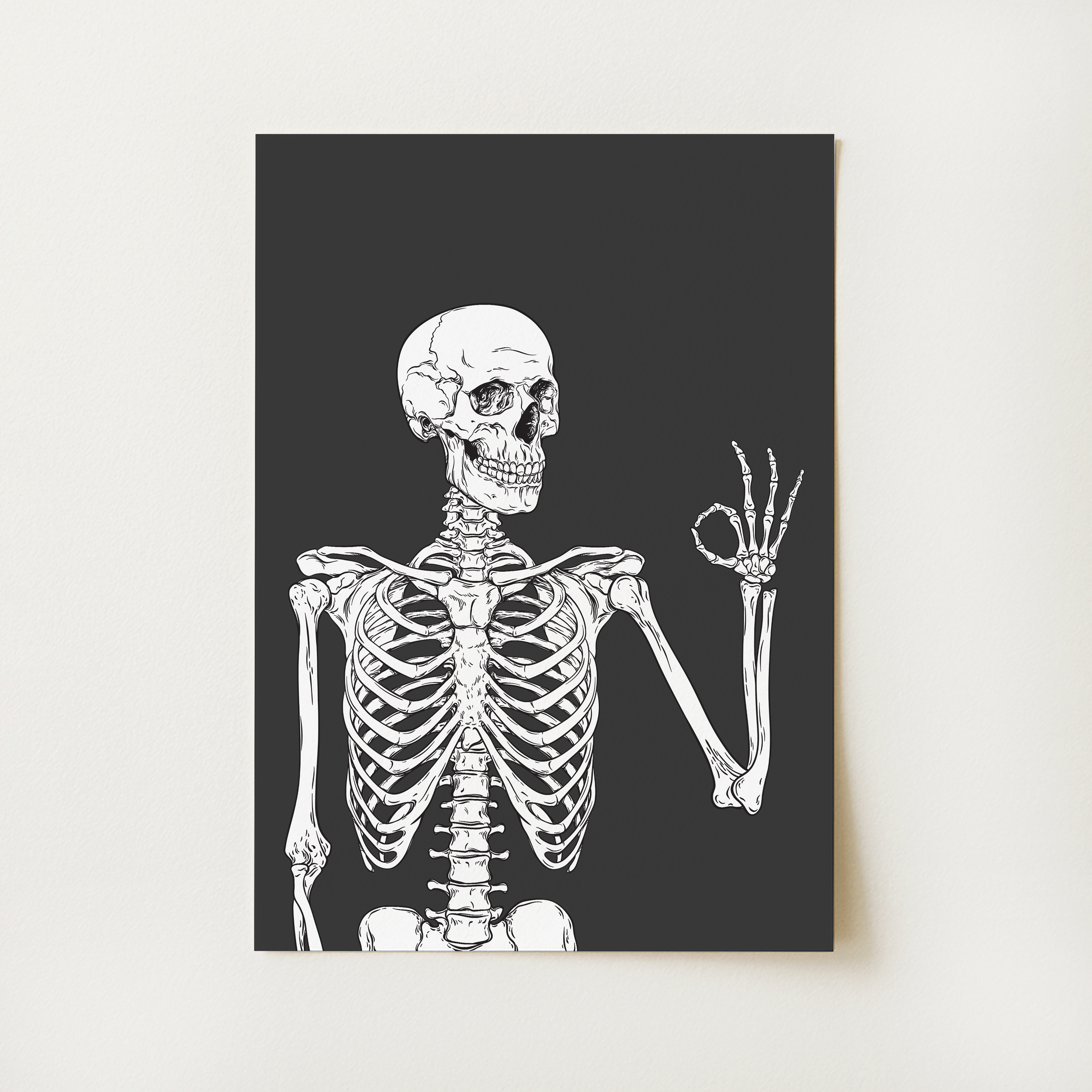 Skeleton Print
