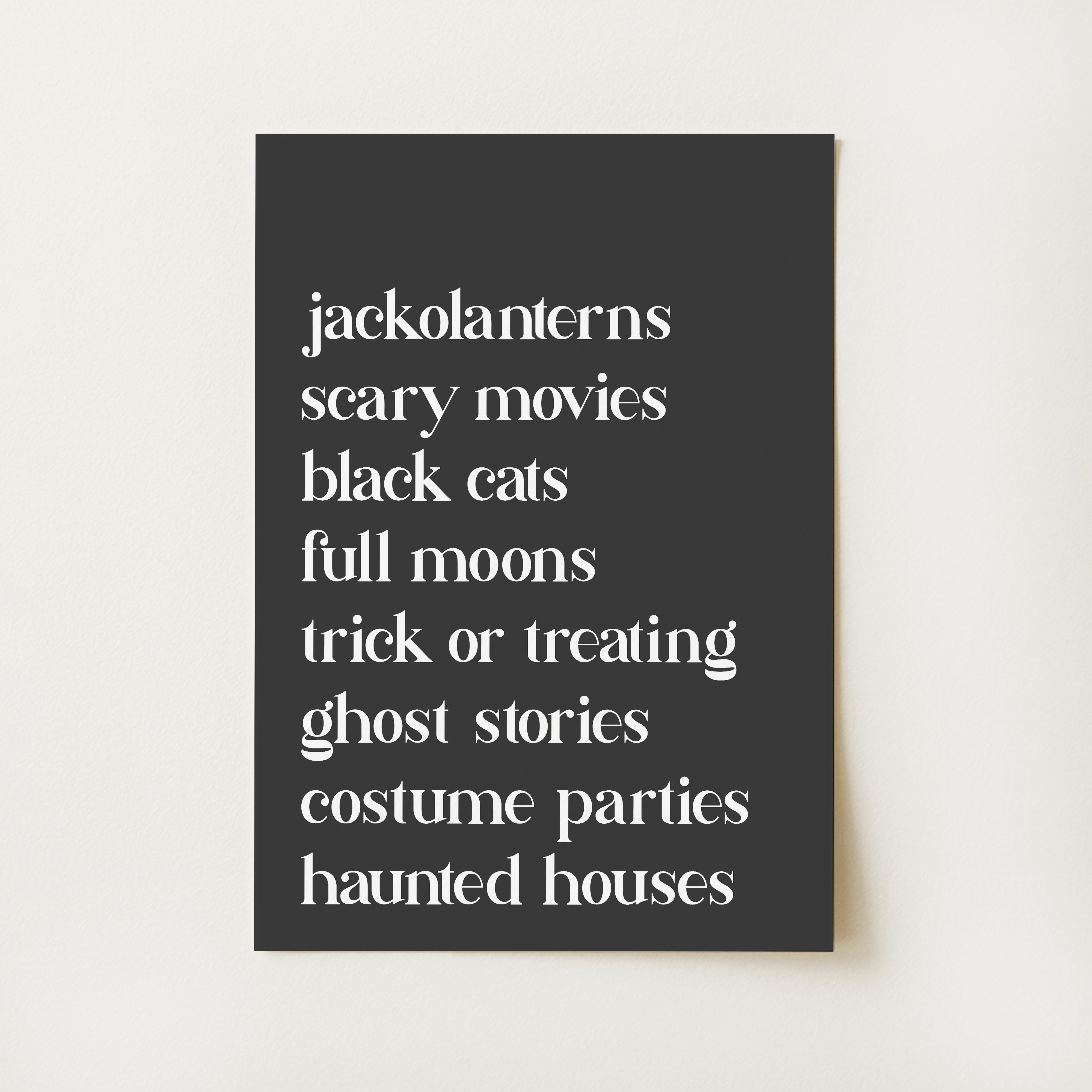 Halloween Things Print