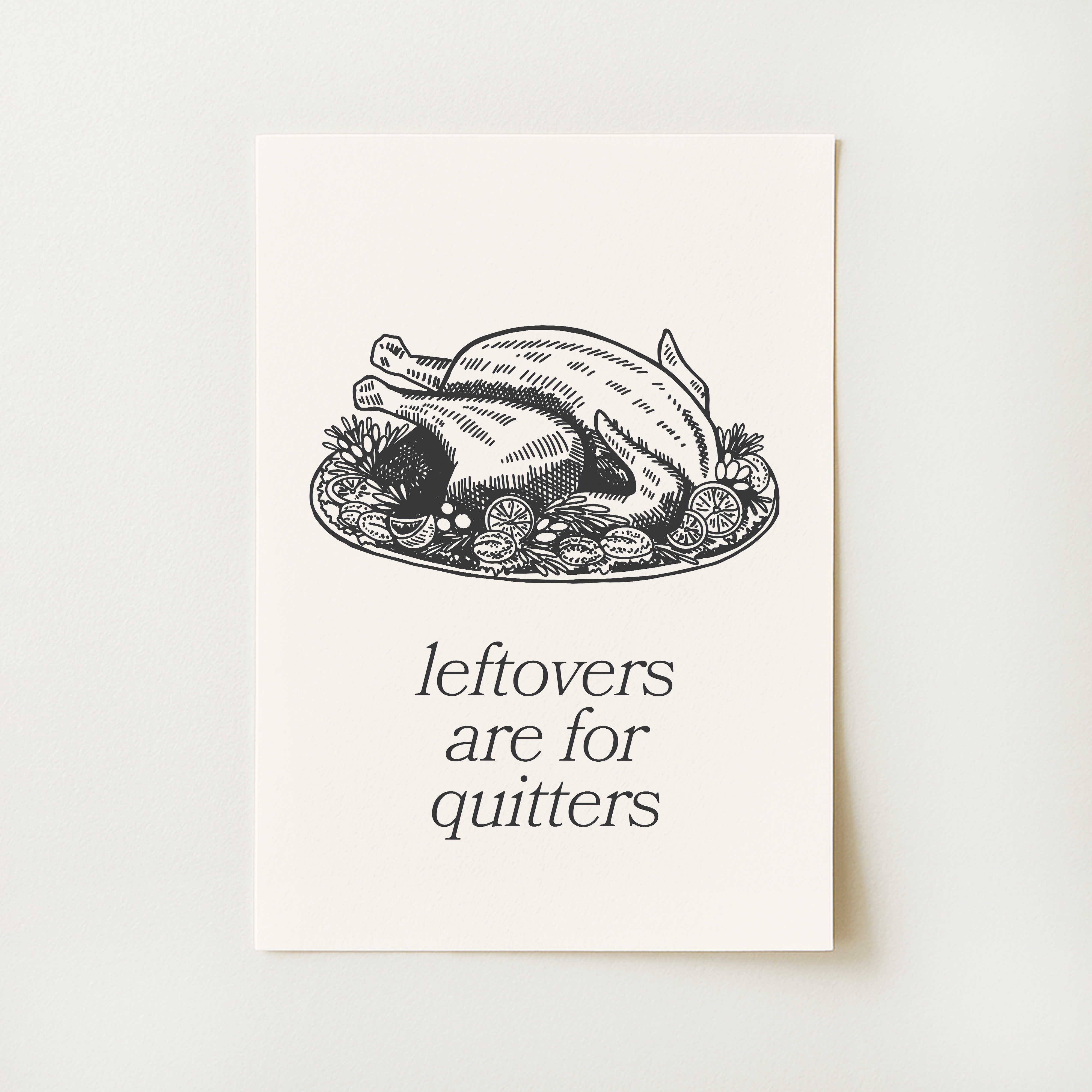 Leftovers Print