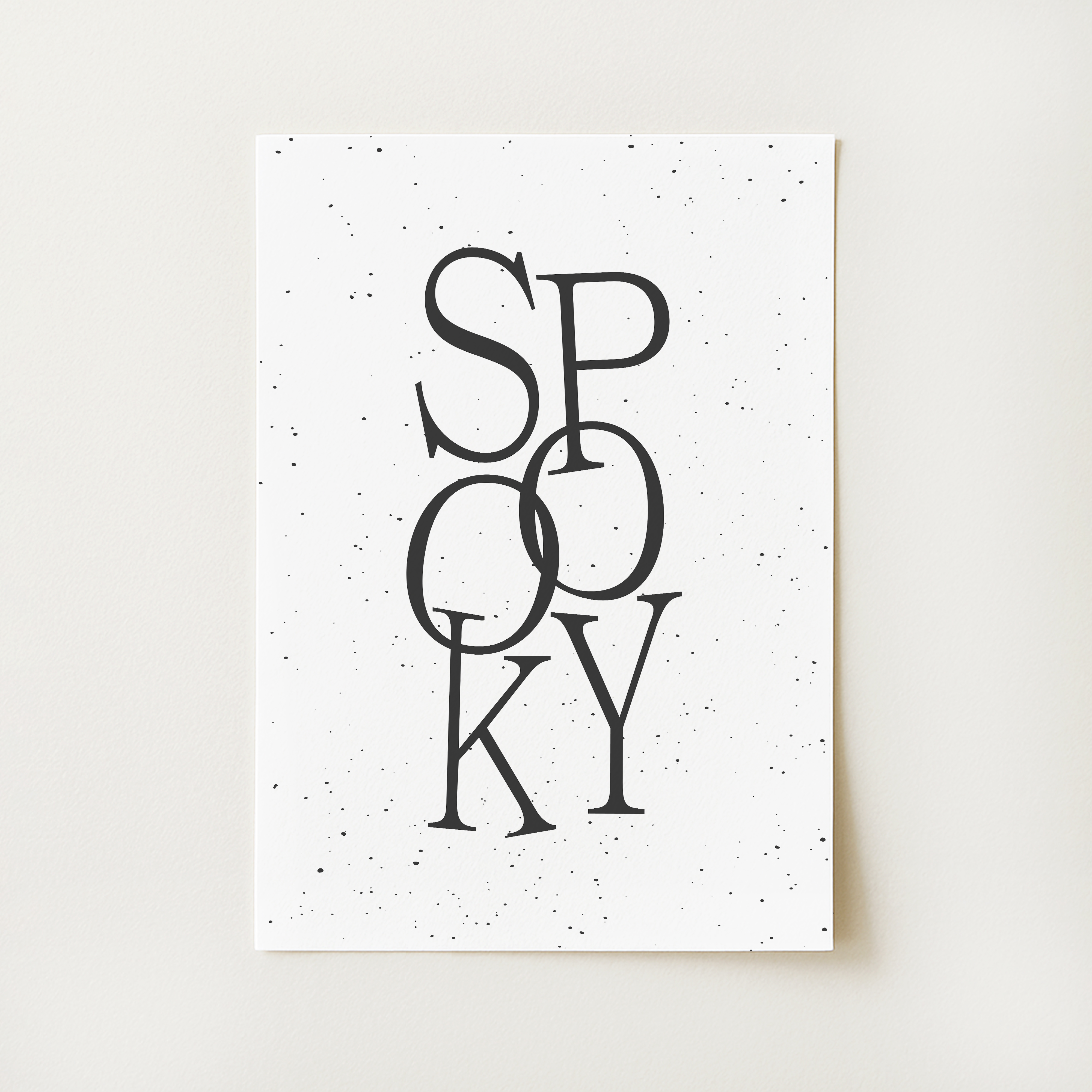Spooky Print