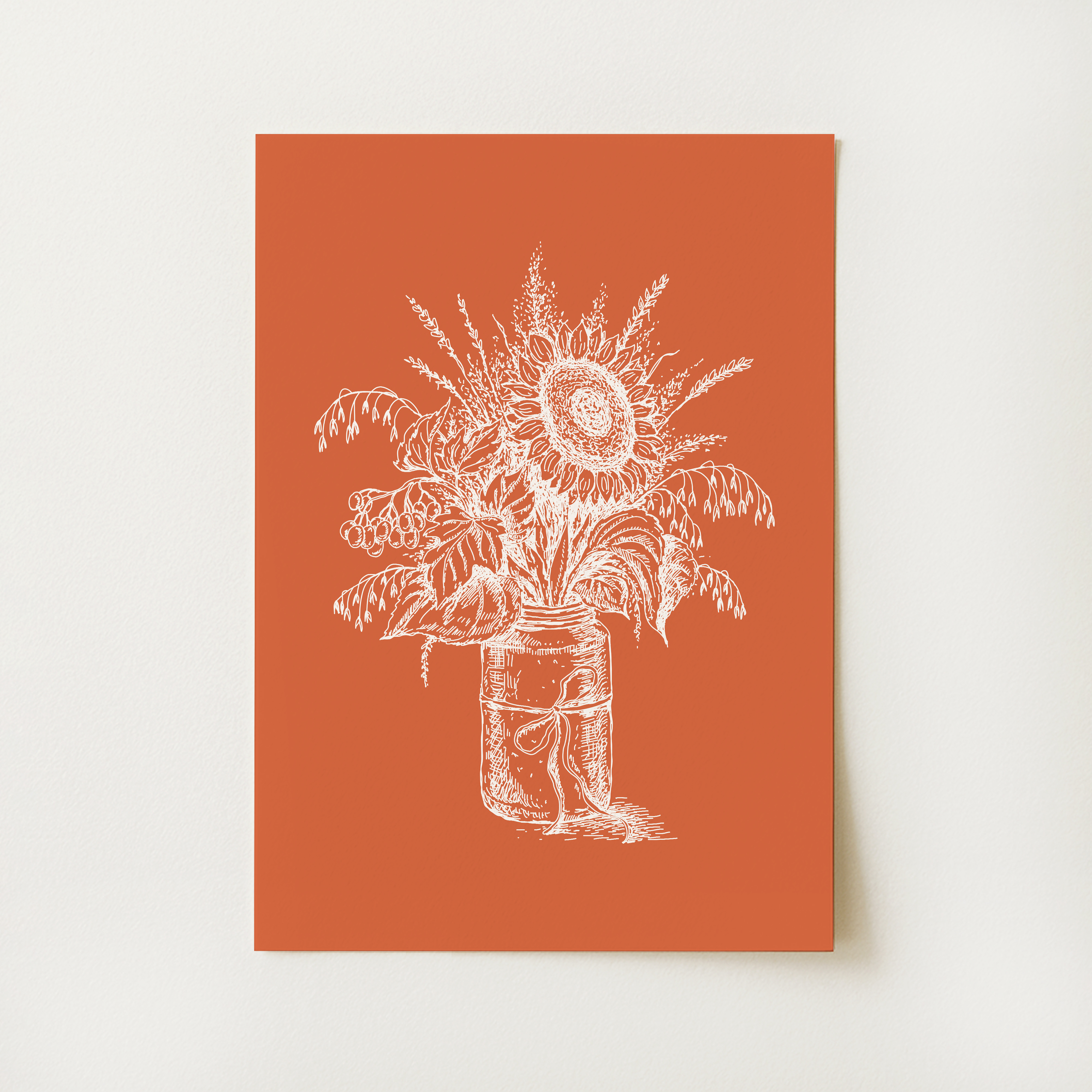 Fall Flowers Print