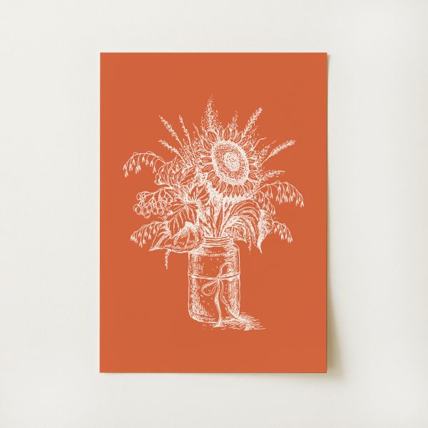 Fall Flowers Print