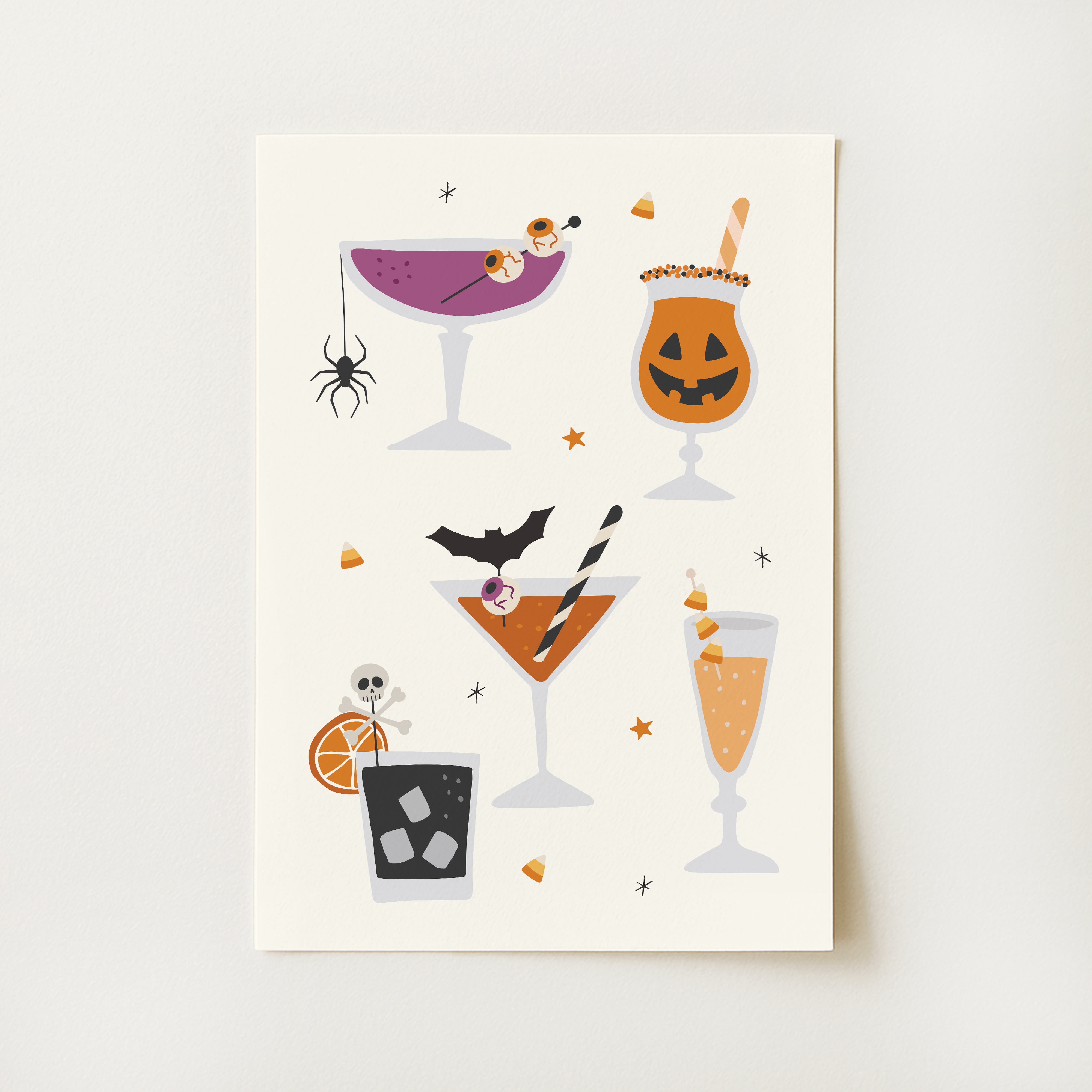 Halloween Cocktails Print