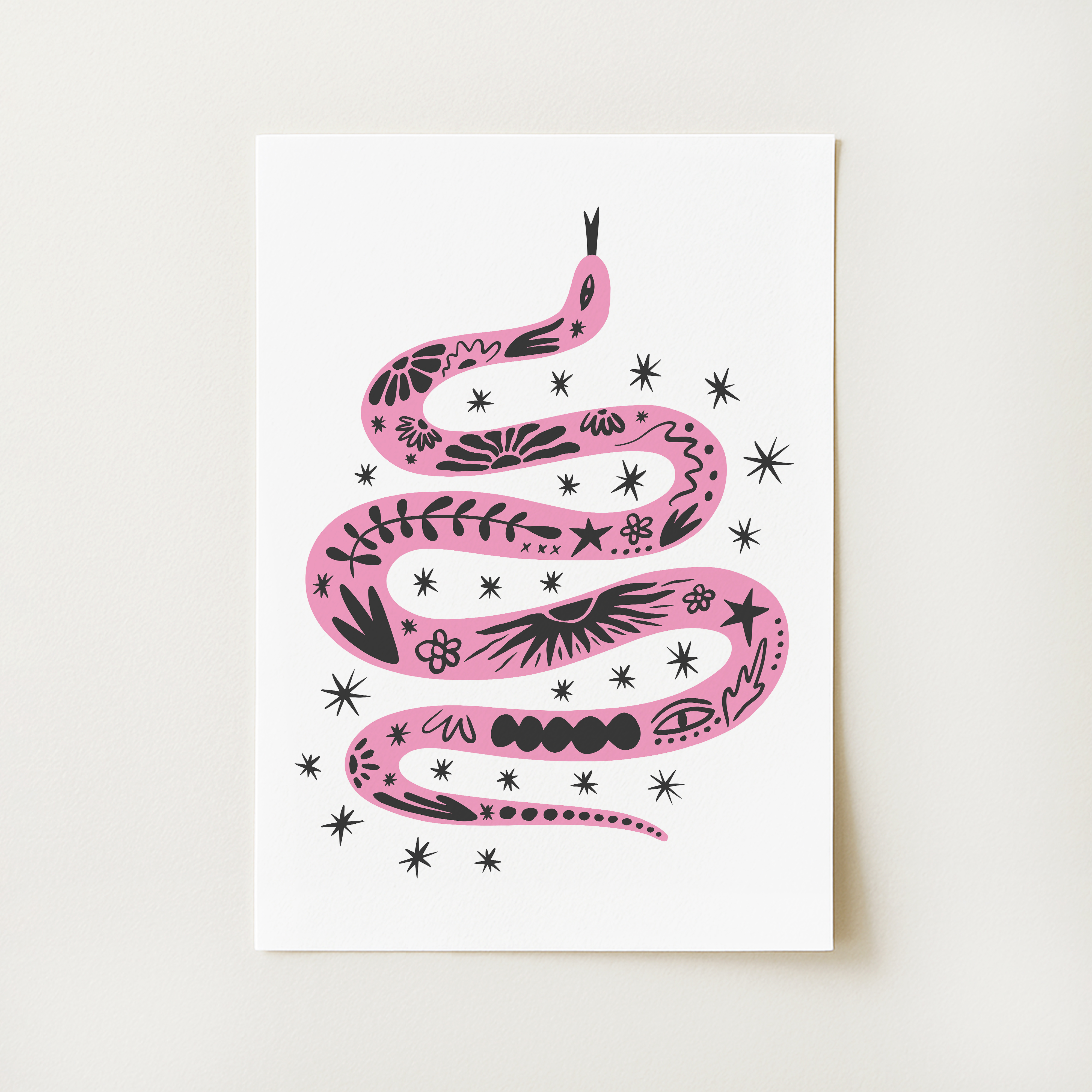 Magic Snake Print