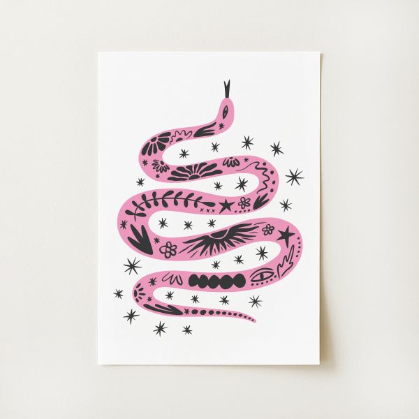 Magic Snake Print