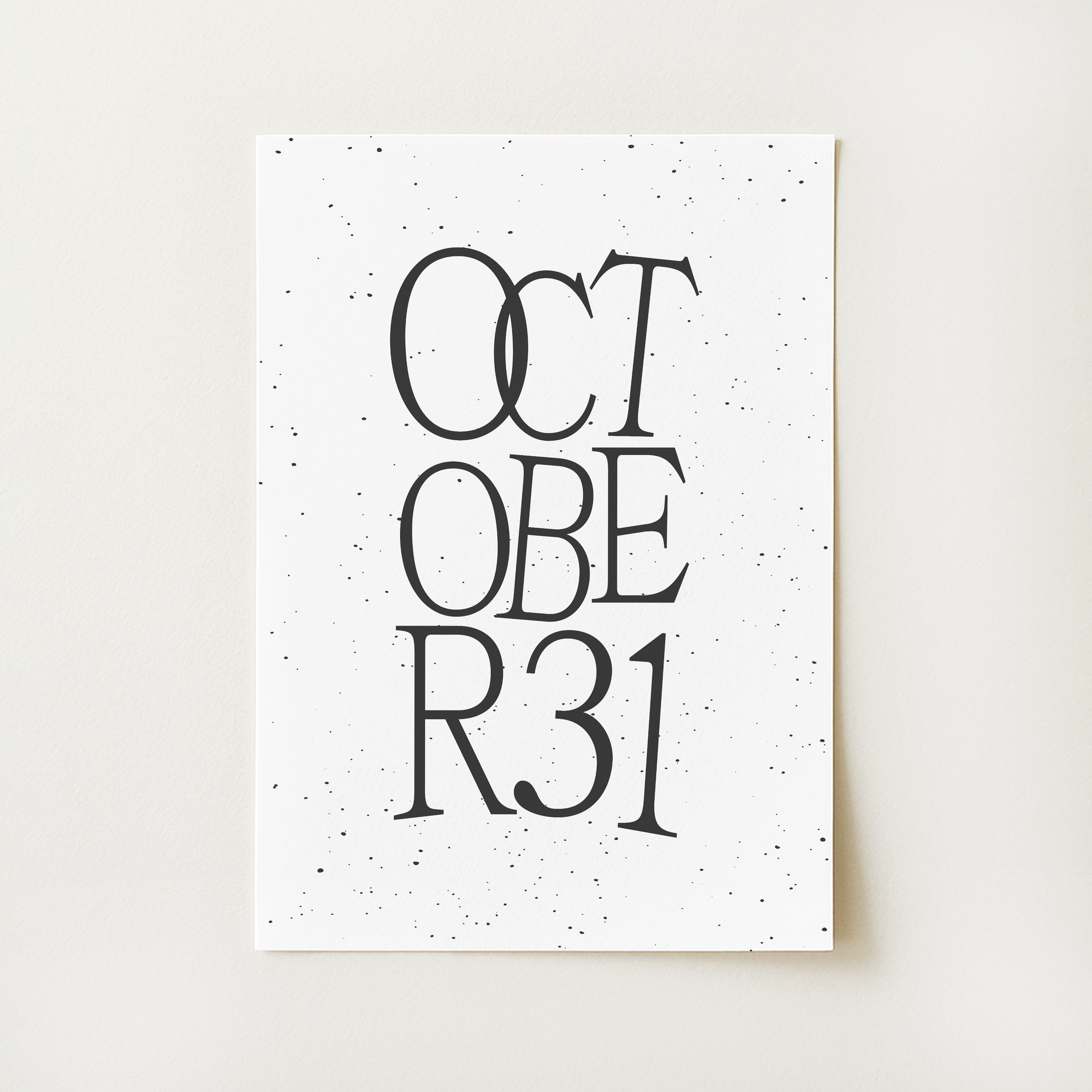 October 31 Print