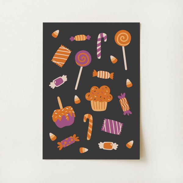 Halloween Candy Print