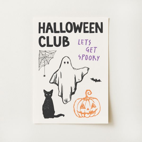 Halloween Club Print