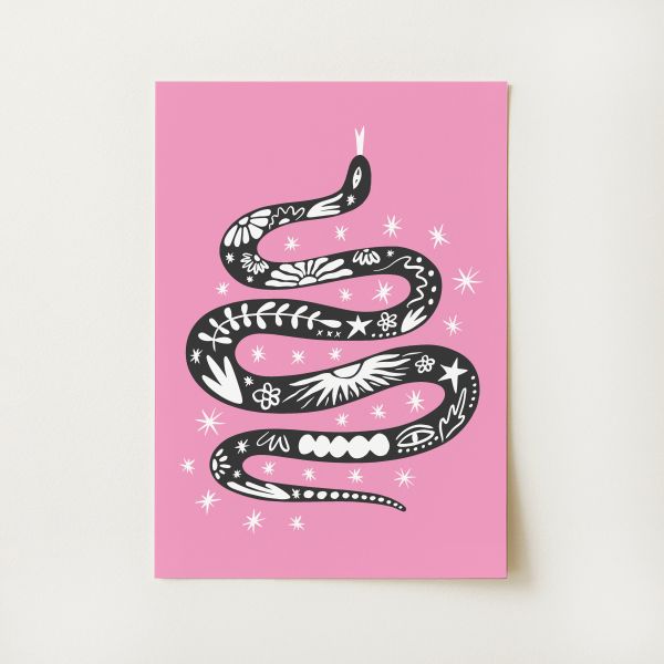 Magic Snake Print