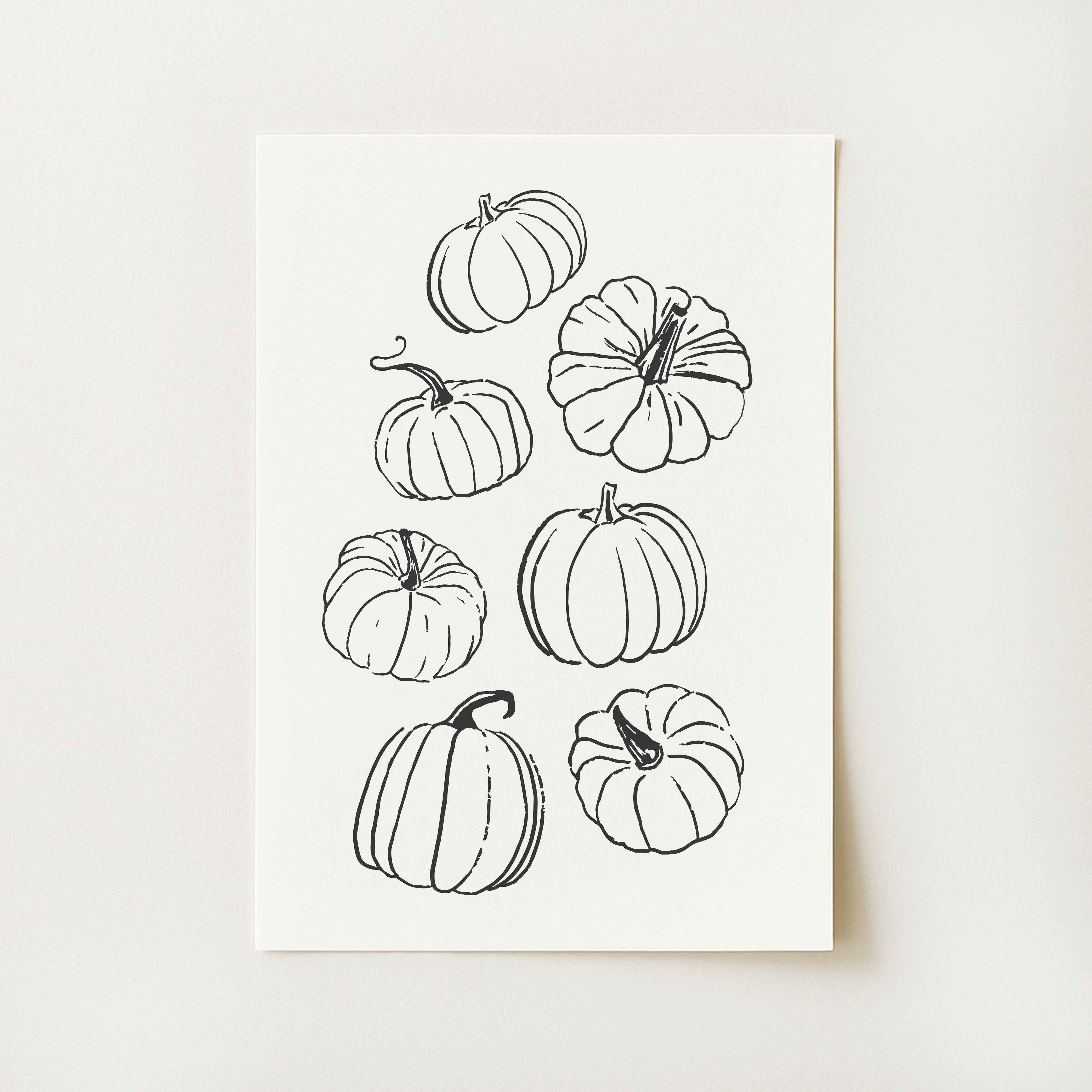 Pumpkins Print