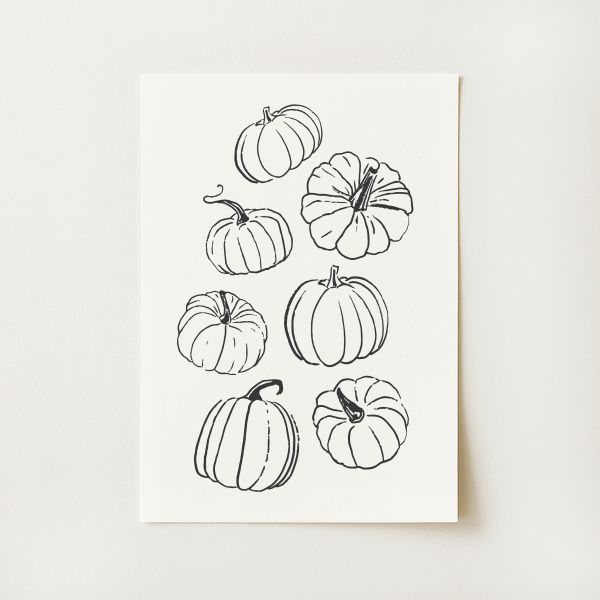 Pumpkins Print
