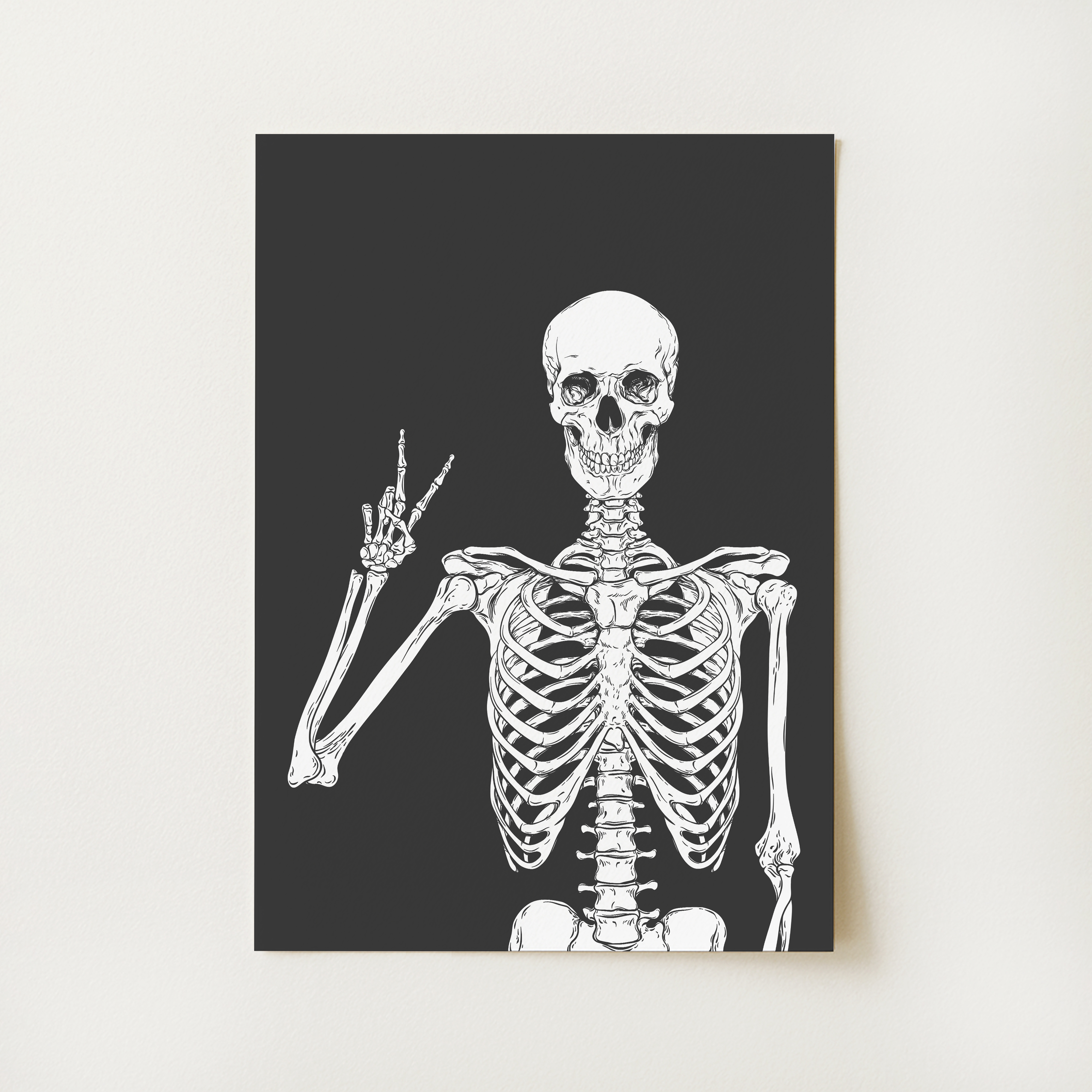 Skeleton Print