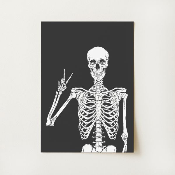 Skeleton Print