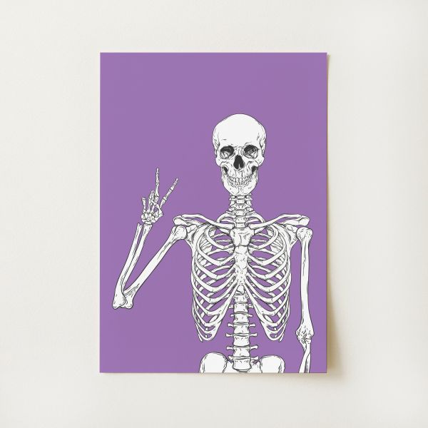 Skeleton Print