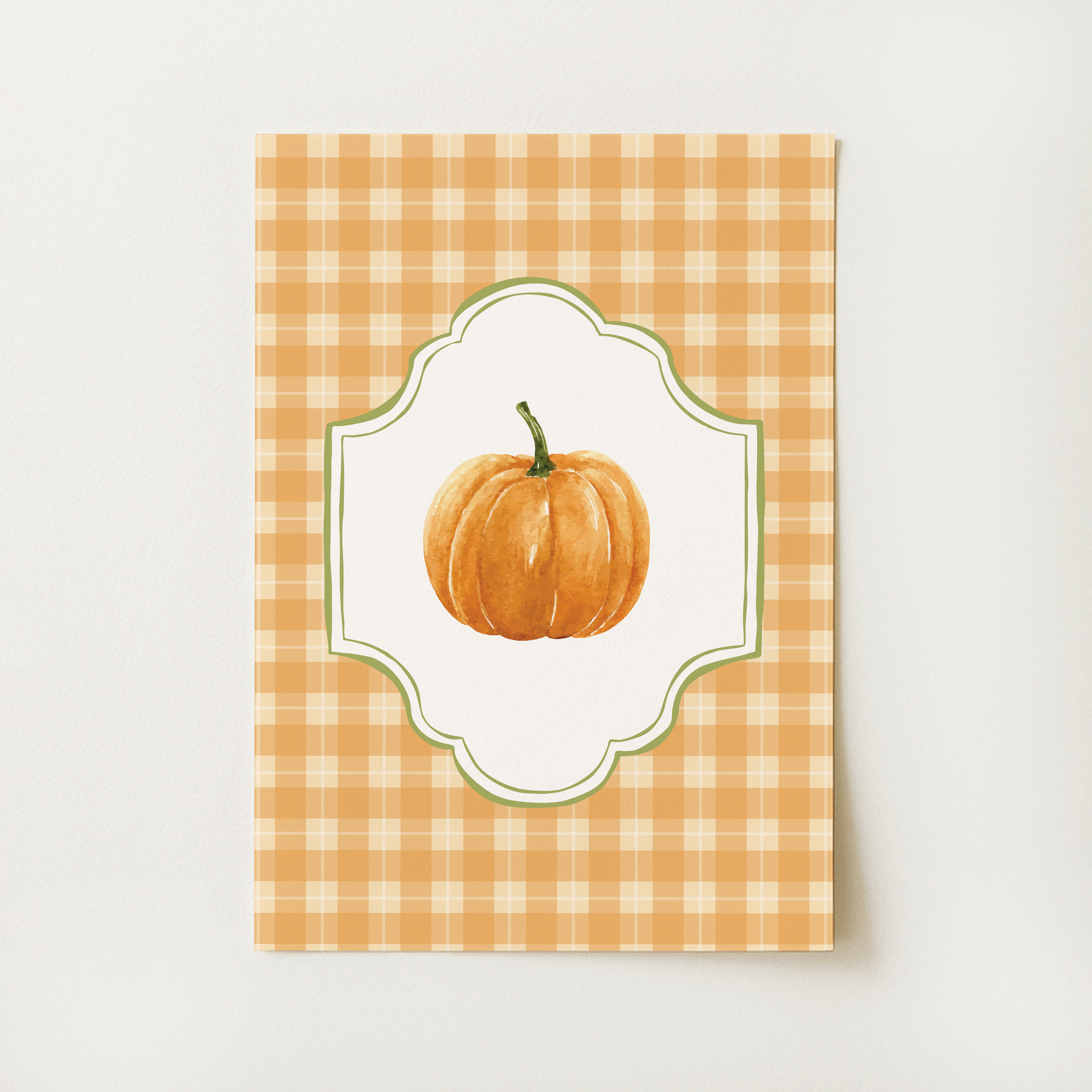 Vintage Pumpkin Print