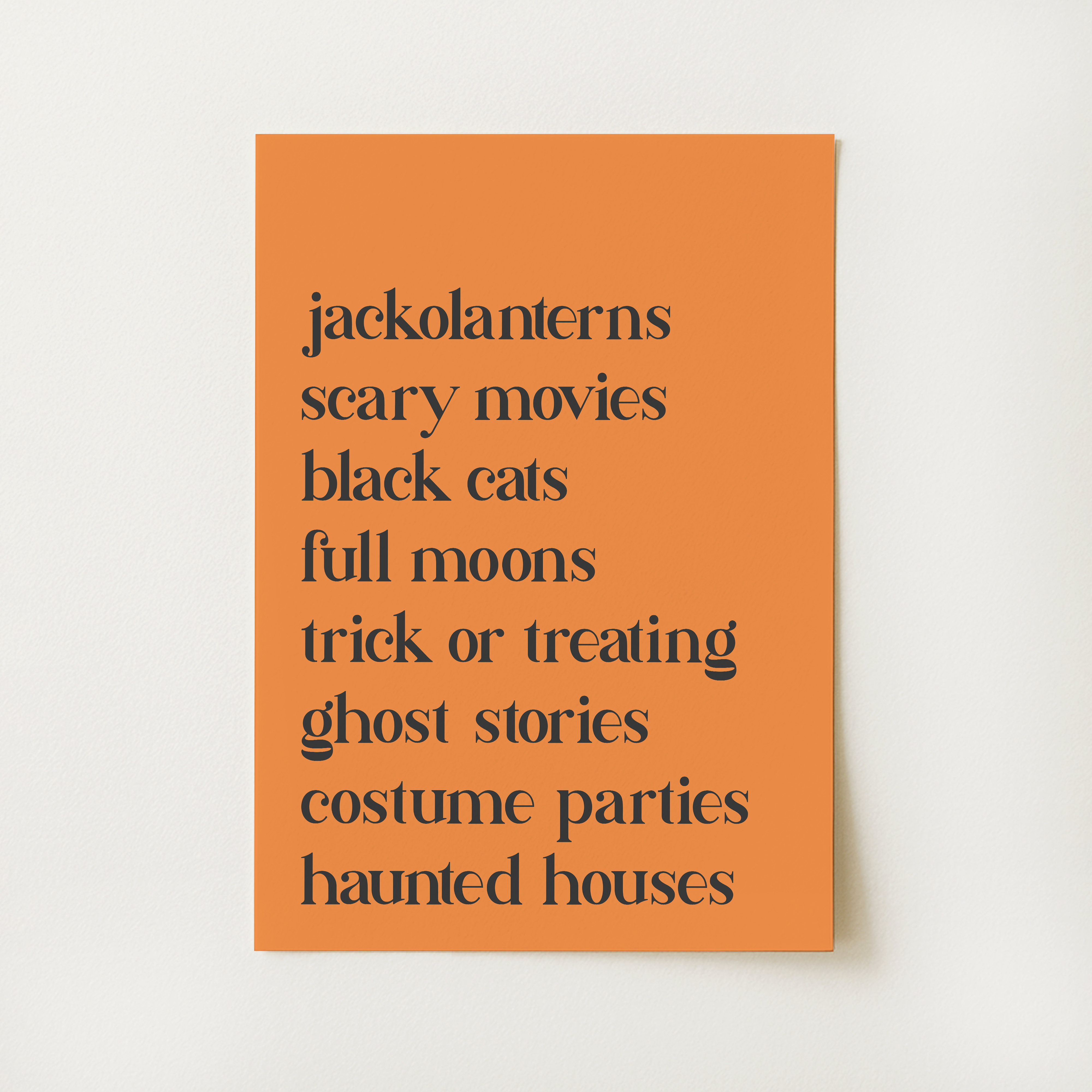 Halloween Things Print