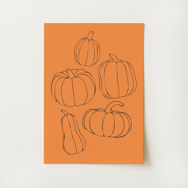 Pumpkins Print