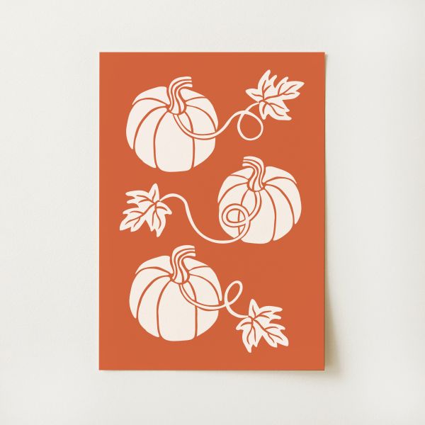 Cute Pumpkins Print