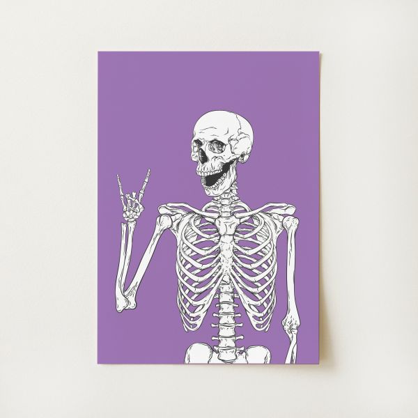 Skeleton Print