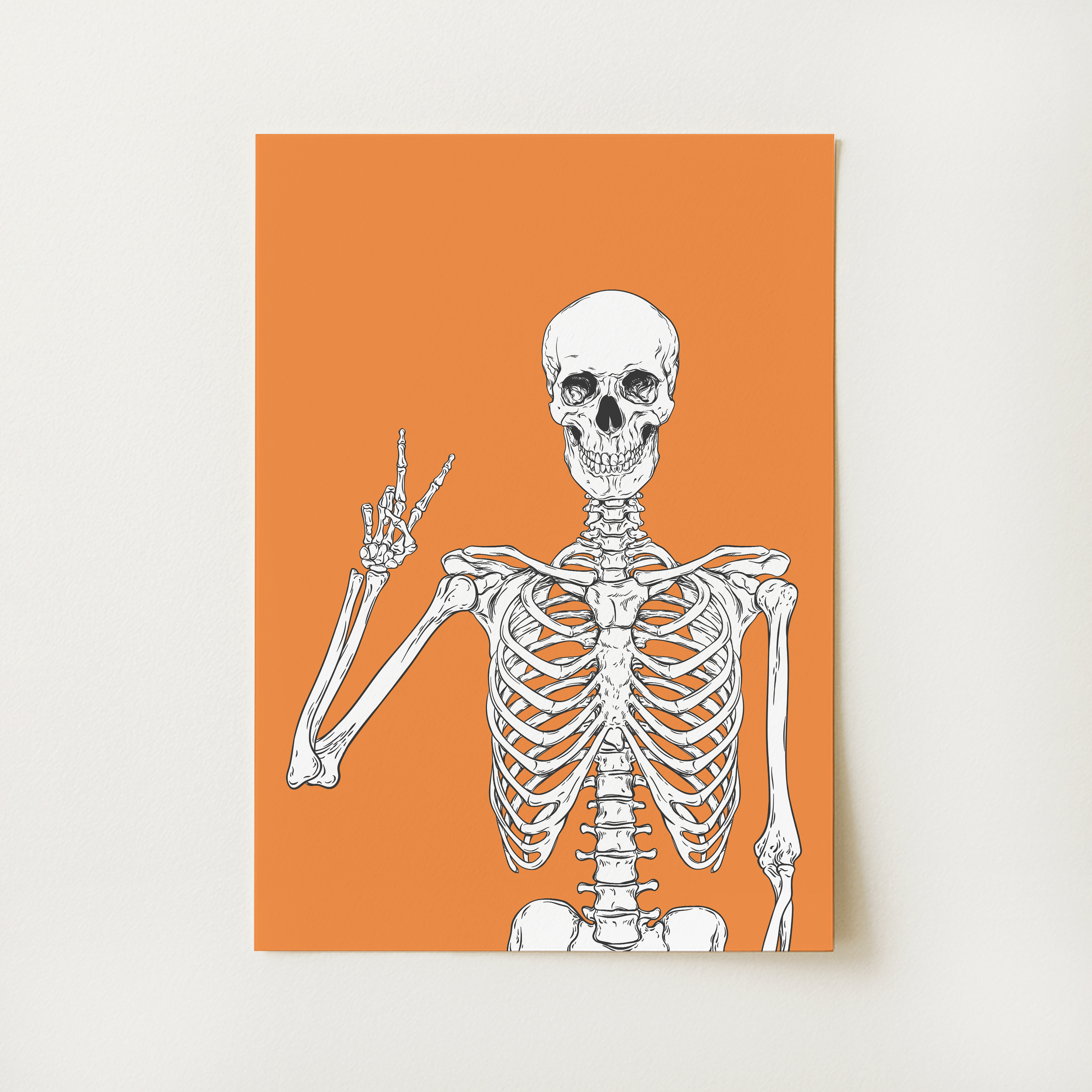 Skeleton Print