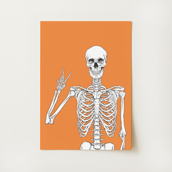 Skeleton Print