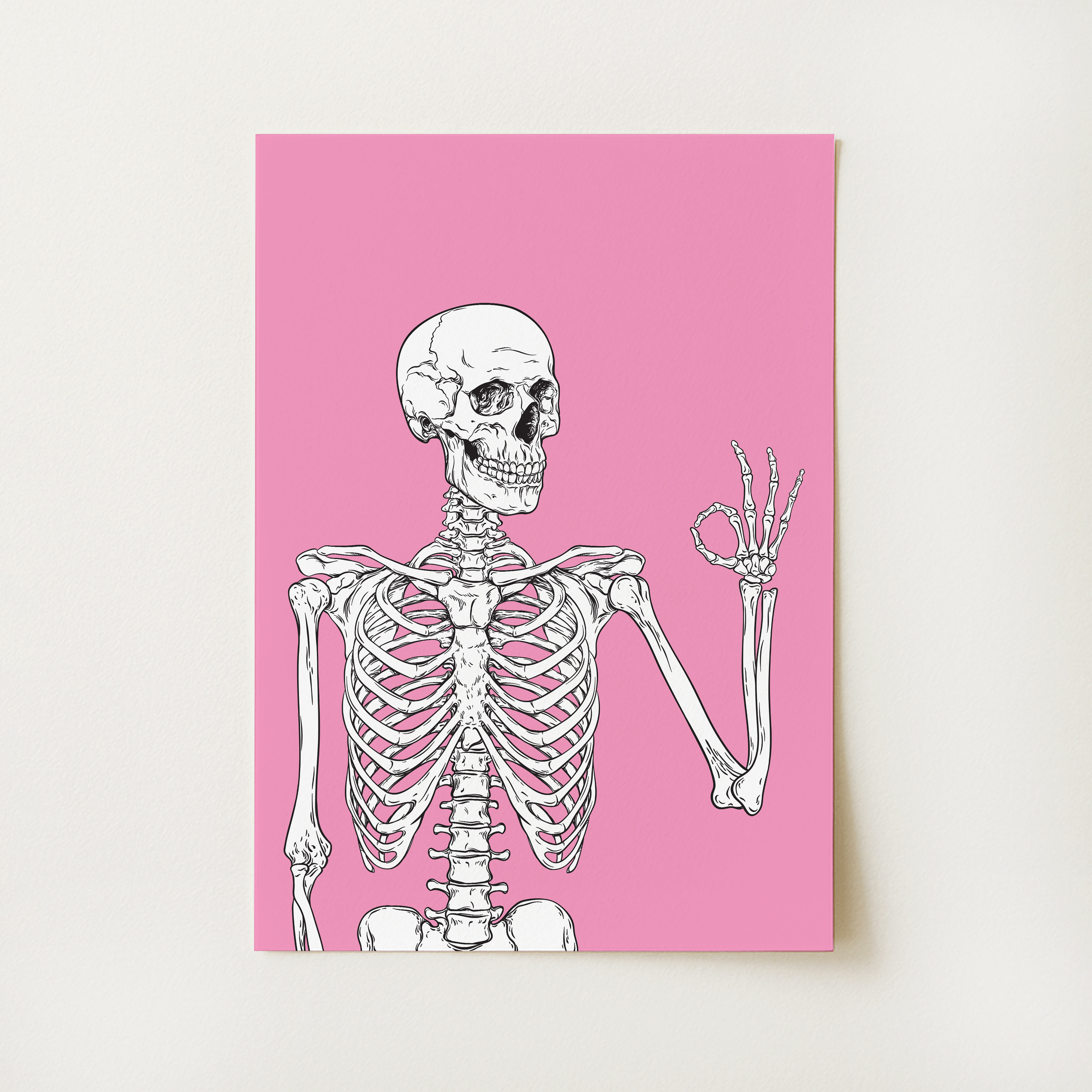 Skeleton Print