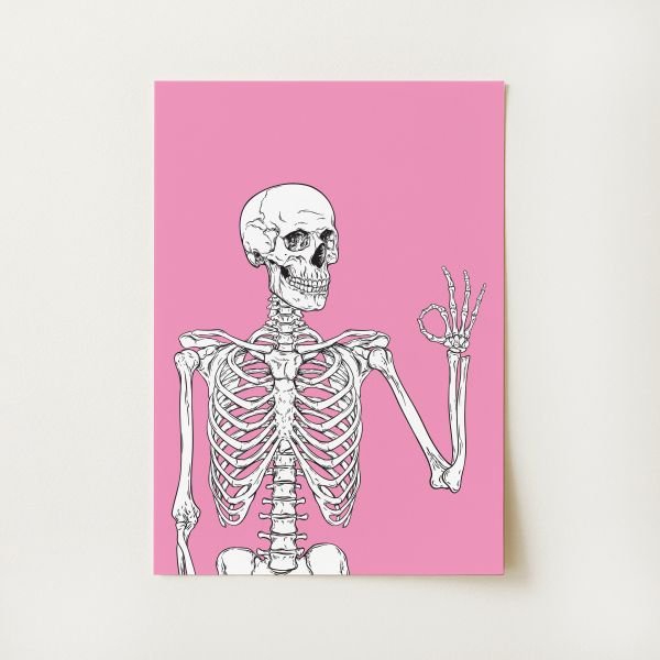 Skeleton Print