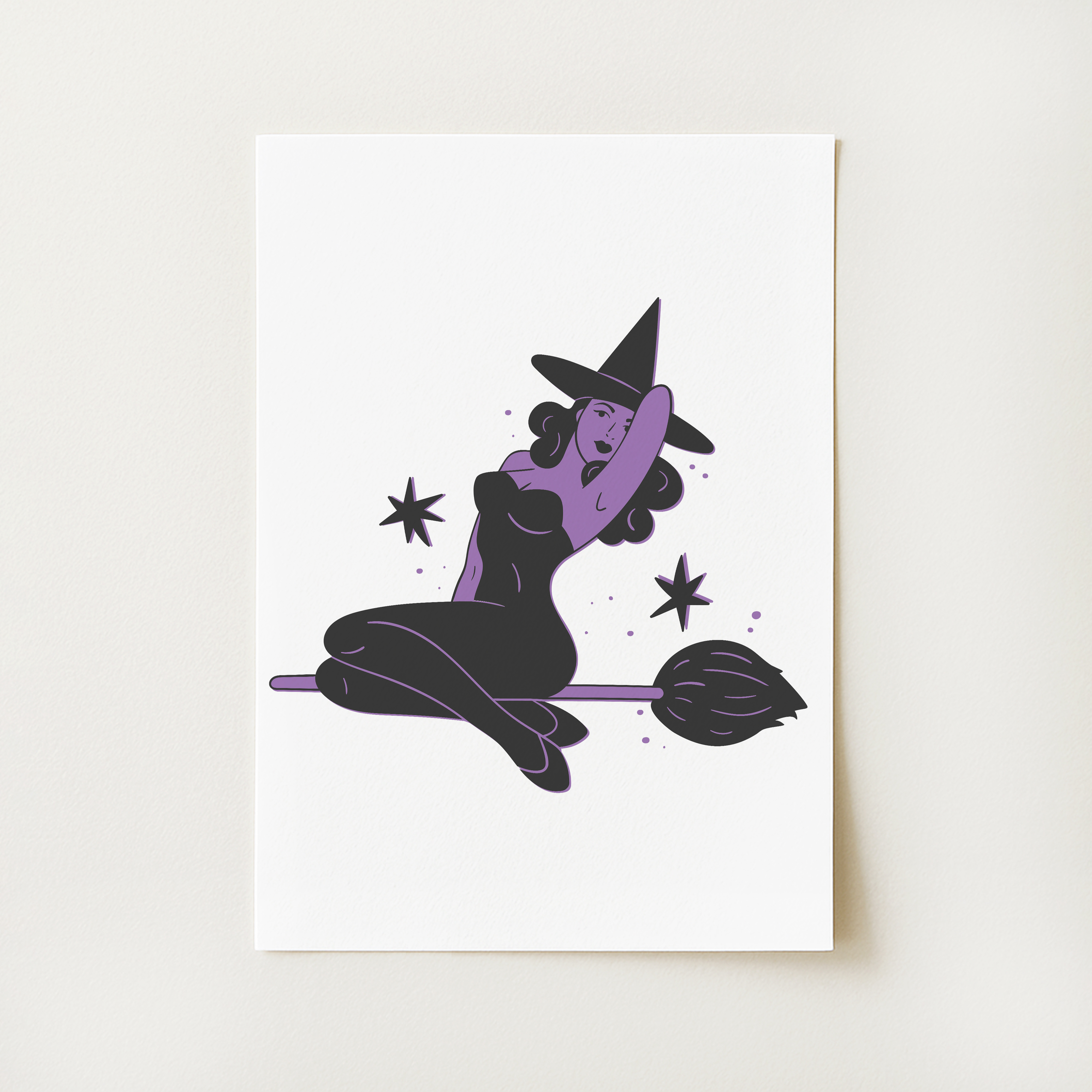 Witch Pinup Print