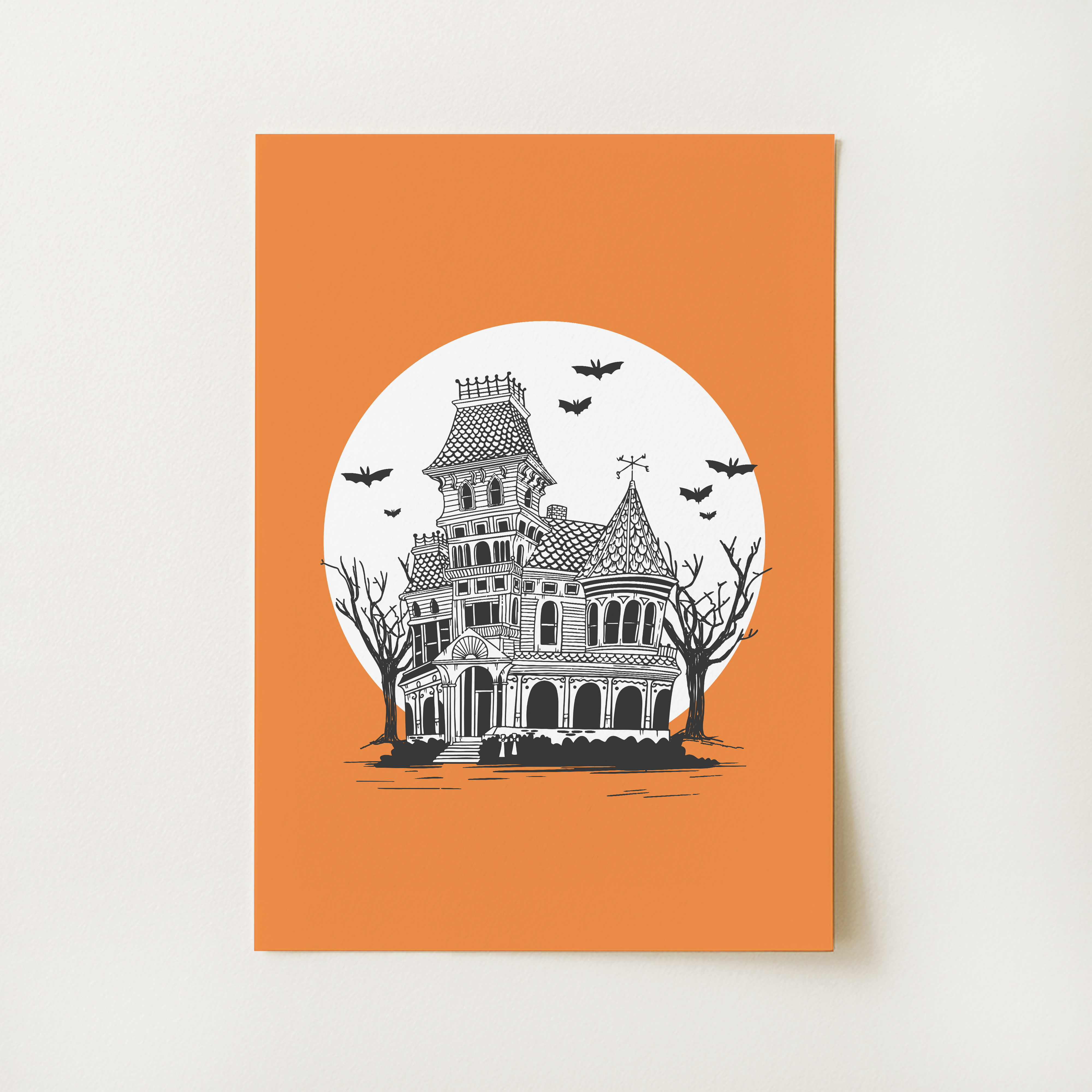 Haunted House Print