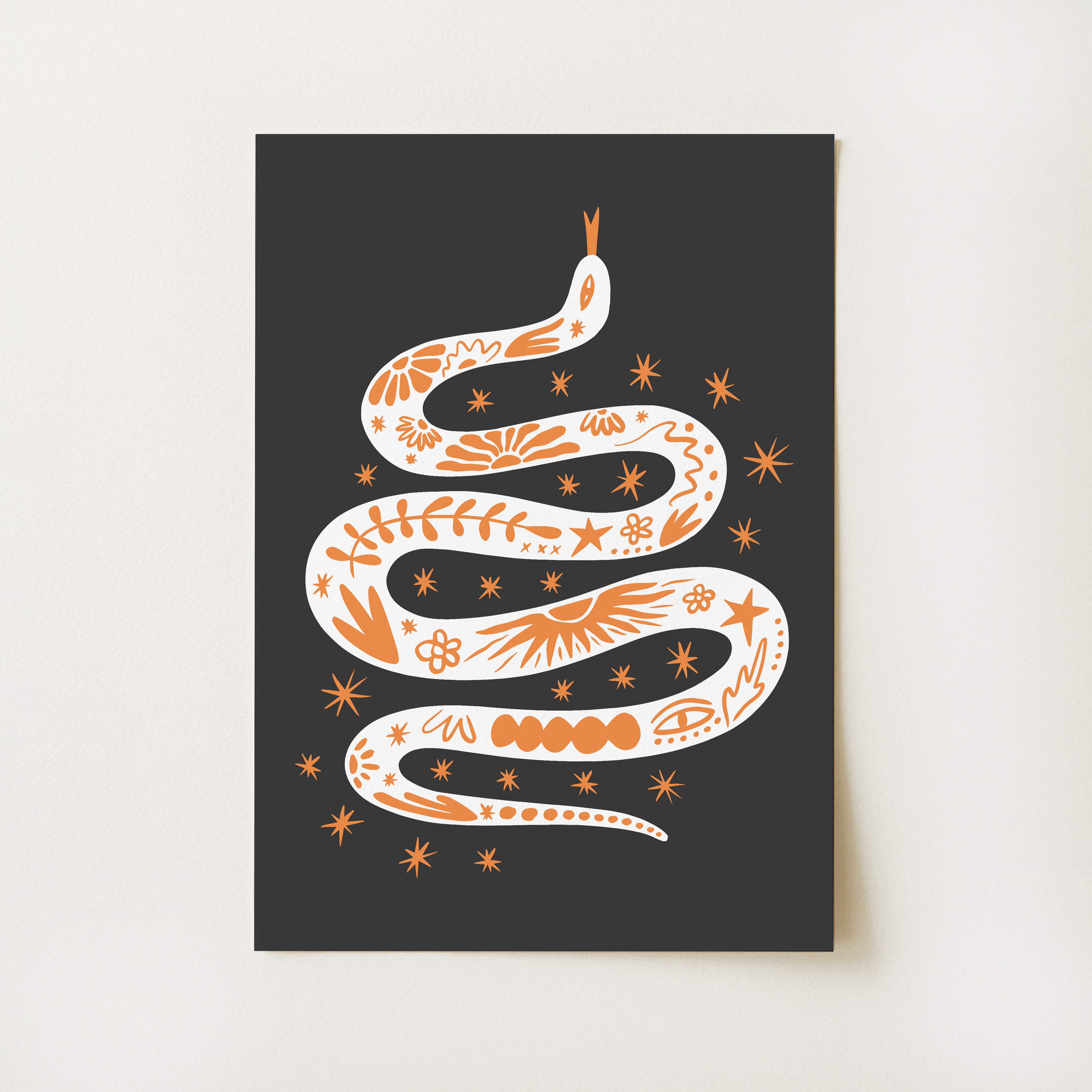 Magic Snake Print